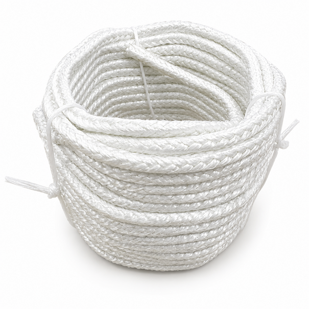 Heat Shieldings 550 °C  | 6 mm x 25 m Heat resistant rope| Stove rope square