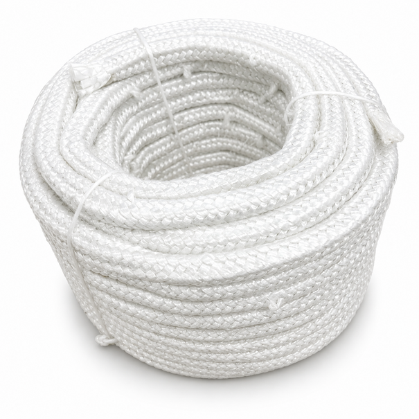 Heat Shieldings 550 °C  | 14 mm x 25 m Heat resistant rope square | Stove rope