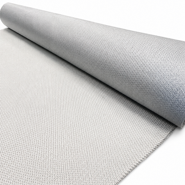 Heat Shieldings Glasfasergewebe einseitig silikonbeschichtet - Grau - Hitzebeständig & Flammhemmend - 100 x 150 cm | 0.5 mm