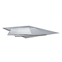 61 x 40 cm Pro Shield - Dubbellaags aluminium hitteschild in extra groot reliëf gewalst