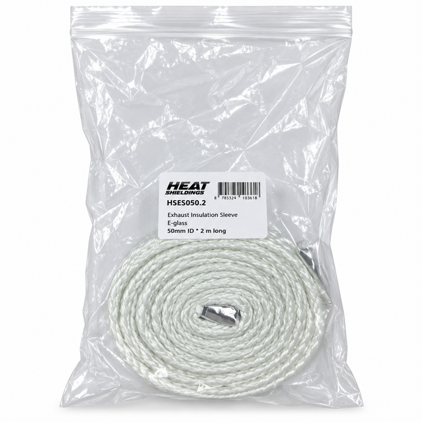 Heat Shieldings 550 °C | 50 - 70 mm x 2m | Uitlaat isolatiekous - Rekbaar