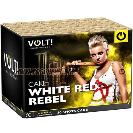 VOLT! High Voltage White Red Rebel