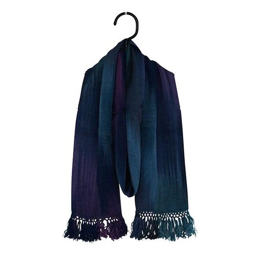 Bamboo Scarves Blue Purple Bamboo Scarves Blue Purple