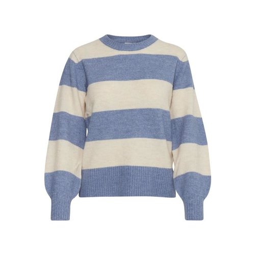 ICHI ICHI - Iheden trui country blue ICHI ICHI - Iheden trui country blue