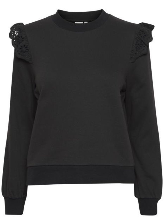 ICHI - Ihlimba sweater zwart