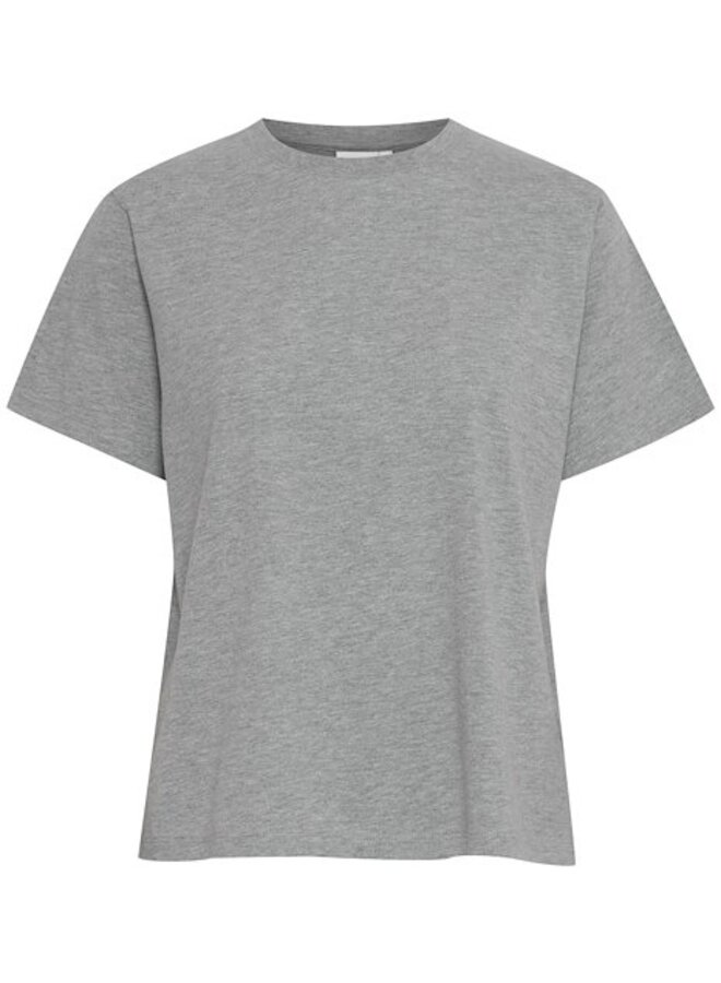 ICHI - Ihpalmer loose t-shirt grijs