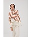 MUS&BOMBON - Besalu striped trui orange stripe