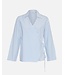 MSCH - Zenika wrap top blauw/wit