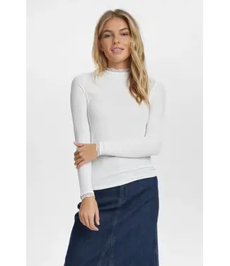 NUMPH NÜMPH - Nubowie lace top cloud dancer