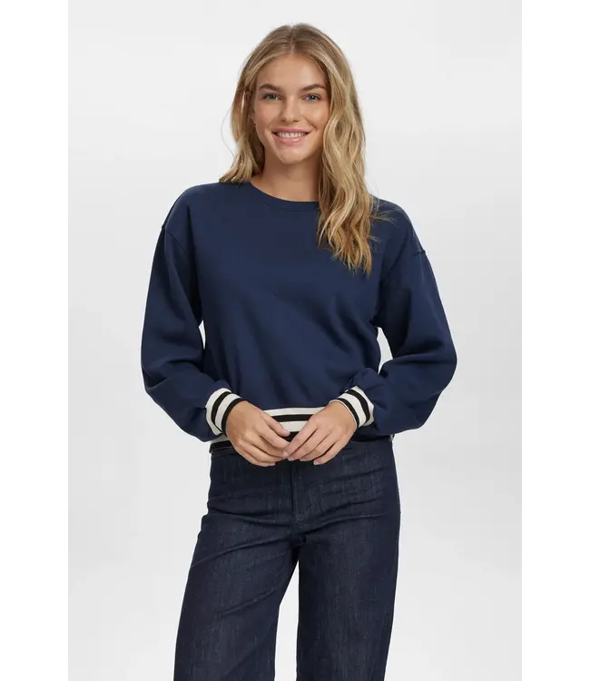NÜMPH - Nuada sweater donkerblauw