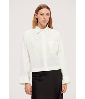 Selected Femme SELECTEDFEMME - Slfastha cropped boxy blouse
