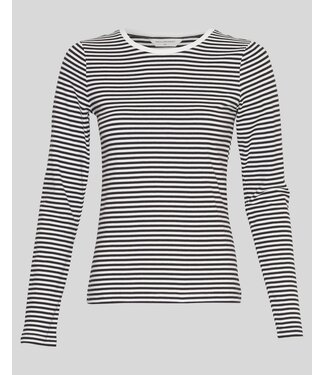 Moss Copenhagen MSCH - Gemma hadrea top zwart/wit
