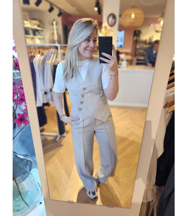 YAS - Yasriu gilet grijs