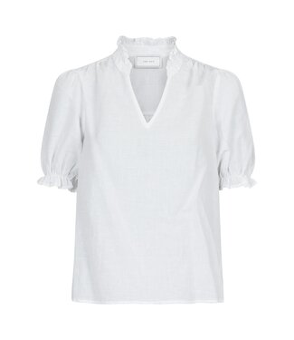 neo noir NEONOIR - Odesa linen blouse wit