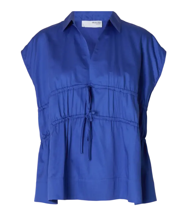 SELECTEDFEMME - Slfally top blauw