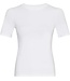 MSCH - Betrina rib t-shirt wit