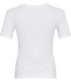 MSCH - Betrina rib t-shirt wit