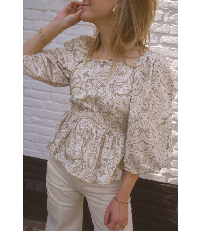 Y.A.S - Yasara blouse silver sage
