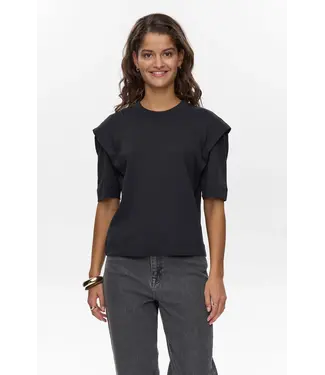 NUMPH NUMPH - Nucoralee t-shirt zwart