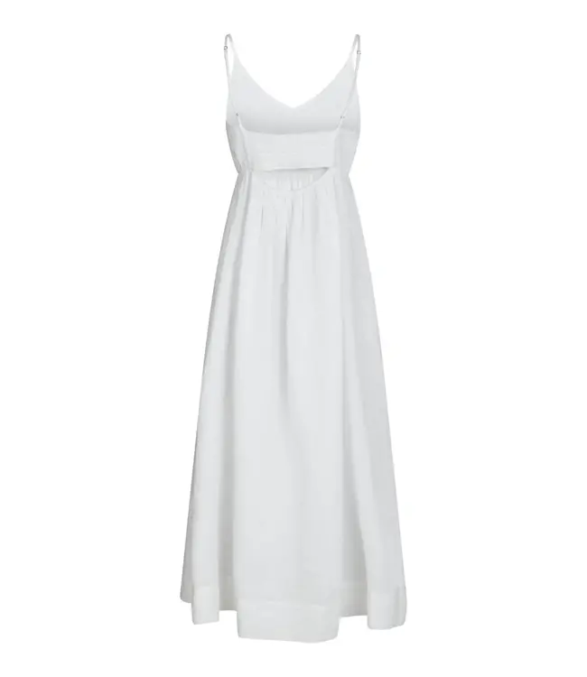 NEO NOIR - Savani Long Linen wit jurk