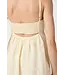 NEO NOIR - Savani Long Linen botergeel jurk