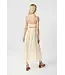 NEO NOIR - Savani Long Linen botergeel jurk