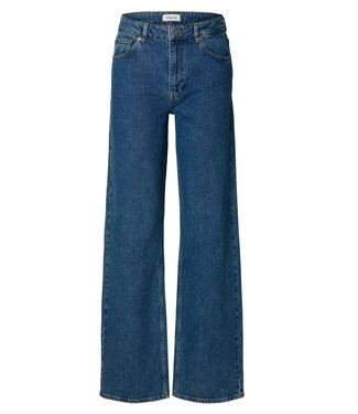 Selected Femme SELECTEDFEMME - Slfwide bea kori jeans blauw