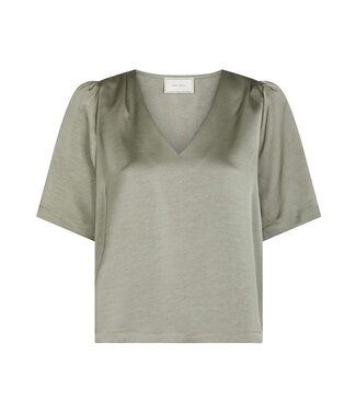 neo noir NEONOIR - Largo heavy satijn blouse groen