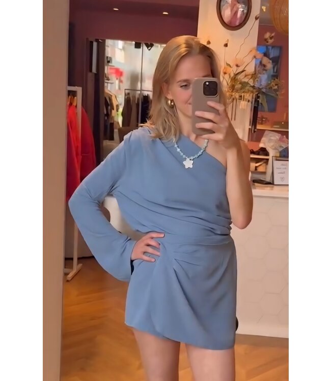 NOTALABEL - Ozzy off shoulder top blauw