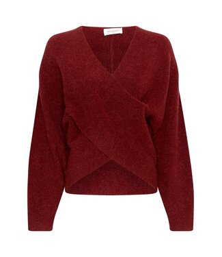 Moss Copenhagen MSCH - Zinelle Hope Wrap trui rood