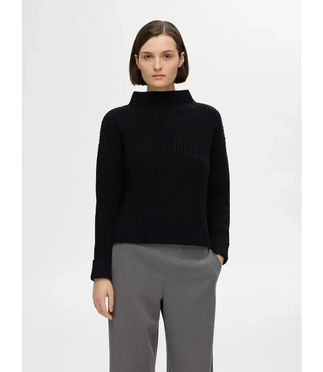 Selected - Slfselma sus trui zwart