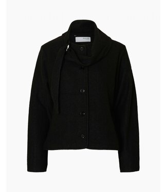 Selected Femme Selected - Slfdarla knit jacket zwart