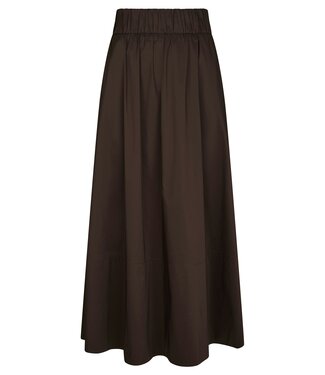 neo noir NEO NOIR - Yara poplin rok bruin