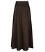NEO NOIR - Yara poplin rok bruin