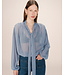 GRACE&MILA - Splendide blouse blauw