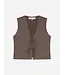 NOUS SOMMES LABELS - Ginny tie gilet brown