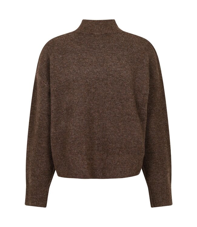 NEONOIR- Paulina trui brown melange