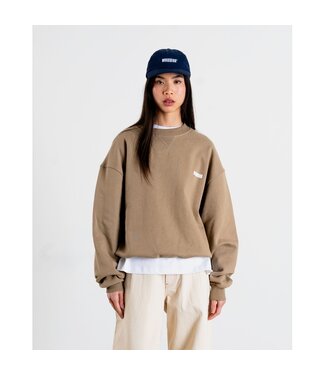 WOODBIRD WOODBIRD - Cupe home crew trui khaki