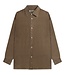 WOODBIRD - Zimo washed blouse dark brown