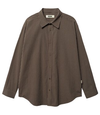 WOODBIRD WOODBIRD - Becca stripe blouse brown