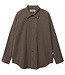 WOODBIRD - Becca stripe blouse brown