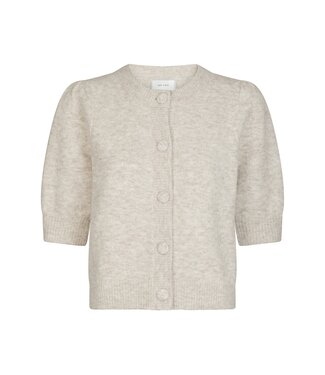 neo noir NEONOIR - Trudy knit cardigan beige melange