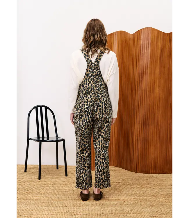 FRNCH - Salopette moringa Leopard tuinbroek