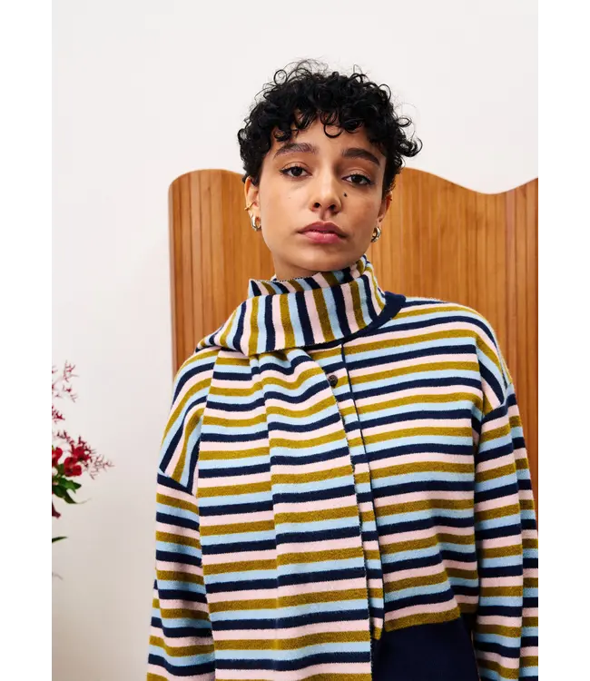 FRNCH - Tonkinois navy blue vest