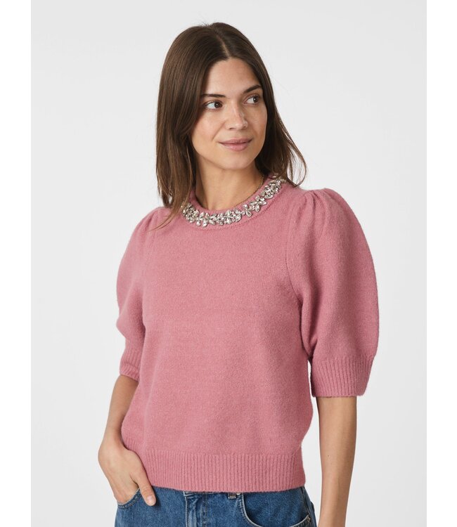 NEONOIR - Maia stone trui rose