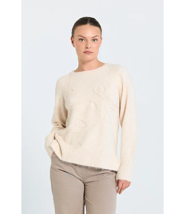 FREEQUENT - Fqgrsevalin trui moonbeam