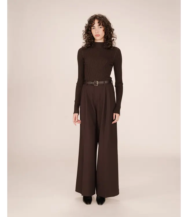 GRACE&MILA - Tatum broek chocolat