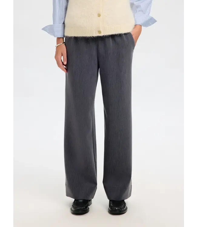 SELECTED - Slfpatricia broek grijs