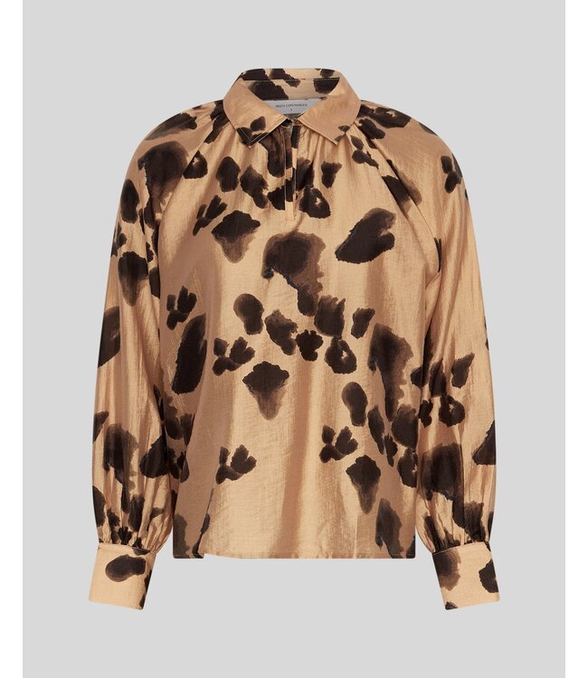 MSCH - Nila romina blouse iced coffee