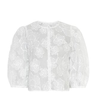 Moss Copenhagen MSCH - Ismene 3/4 blouse wit